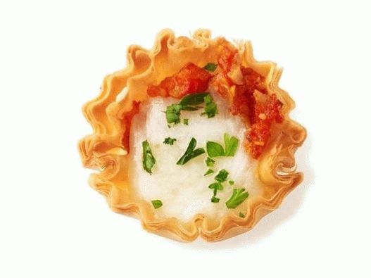 12. Mini-tarts from manchego