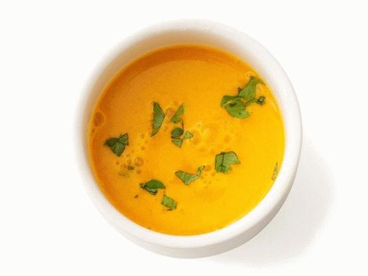 48. Carrot cream soup with ginger