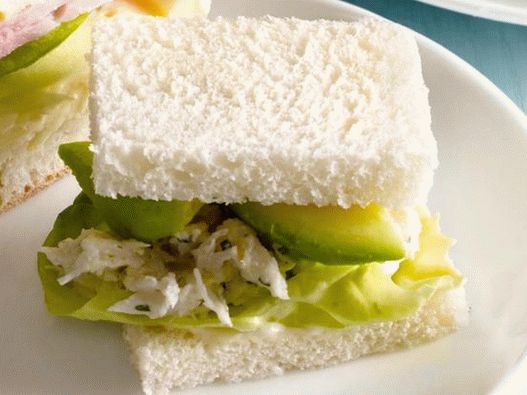 13. Sandwich with crab salad