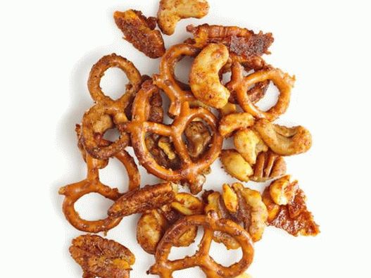 Pretzels with spices