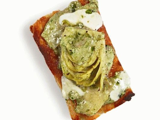 Focaccia with artichokes