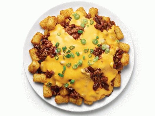 2. Potato balls with spicy beans