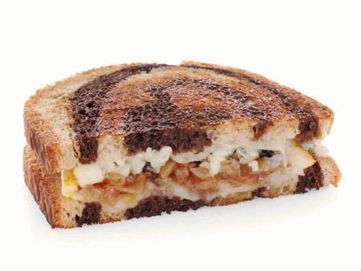 21. With onions and blue cheese