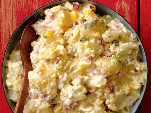 4. Potato salad with eggs and pickles