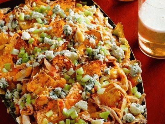 9. With buffalo chicken.