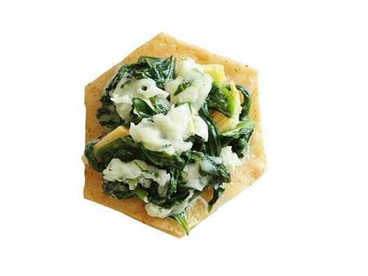 20. With spinach and artichokes