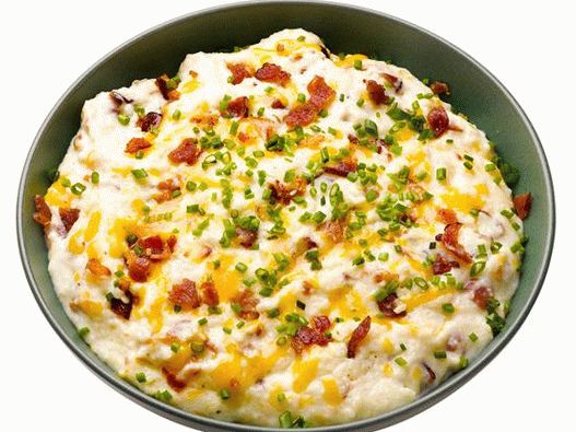 Corn porridge with bacon (No. 43)