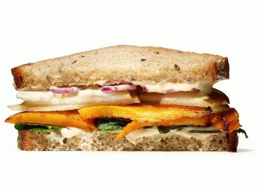 Sandwich with pumpkin and pear (No. 15)