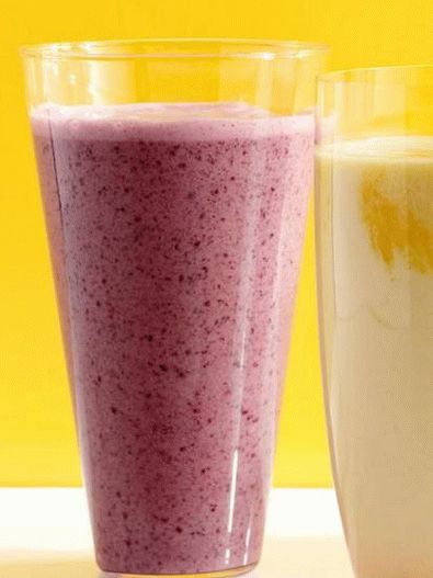 22. With blueberries and banana