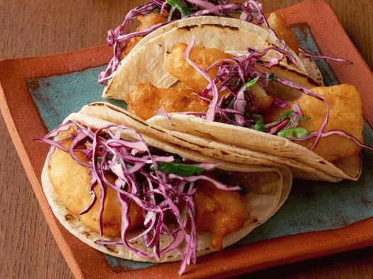 40. Tacos with fish and salad