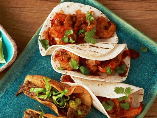 41. Spicy tacos with shrimp