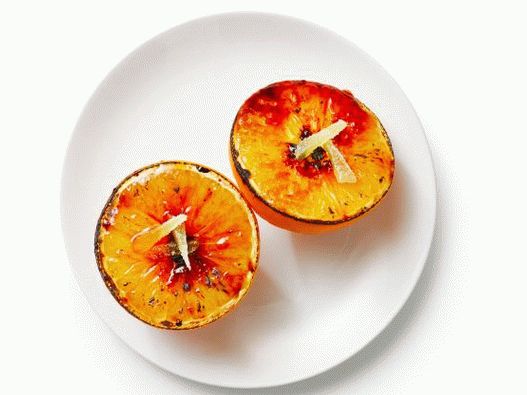 Baked Oranges with Ginger