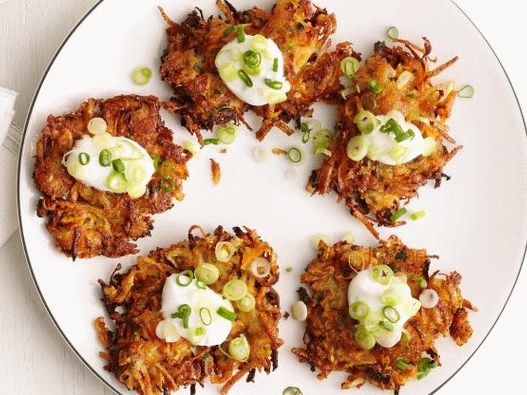 35. Potato pancakes with cheese