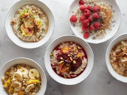 Photo 5 recipes for sweet oatmeal porridge
