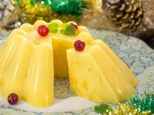 Orange pudding
