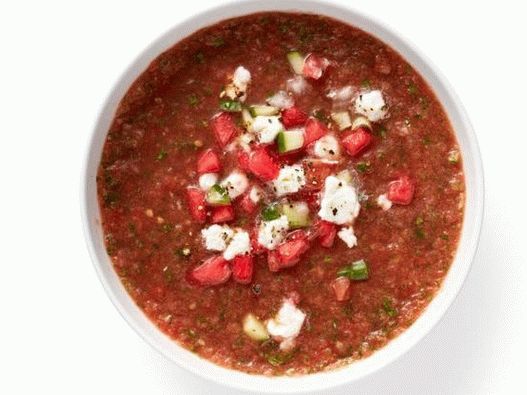 Photo Watermelon gazpacho