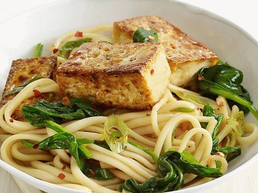 Photo Asian Tofu Noodles