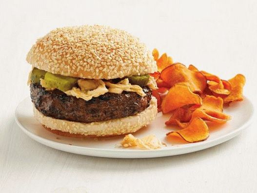 Photo Asian Kimchi Burgers