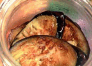 Eggplant with tomato