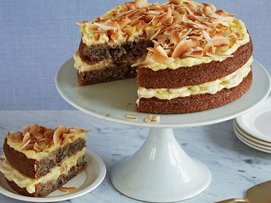 Photo of Banana-Coconut Custard Cake