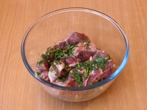 Lamb with mint