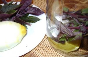 Basil lemonade