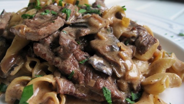Beef Stroganoff