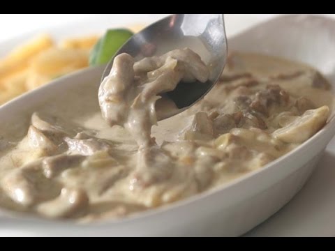 Beef Stroganoff from the liver