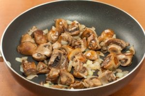 Beef Stroganoff with mushrooms