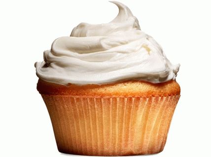 Photo White cream-icing for cake