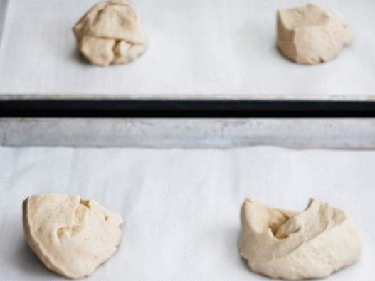 Put the dough on baking sheets