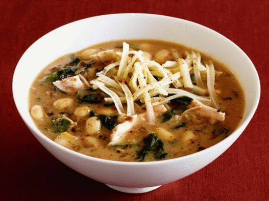 Photo of White Chili with Baked Garlic