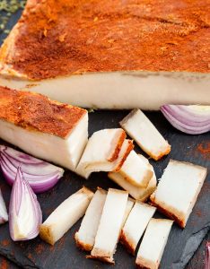 Quick salted lard