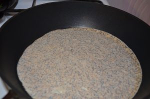 Pancakes with poppy seeds
