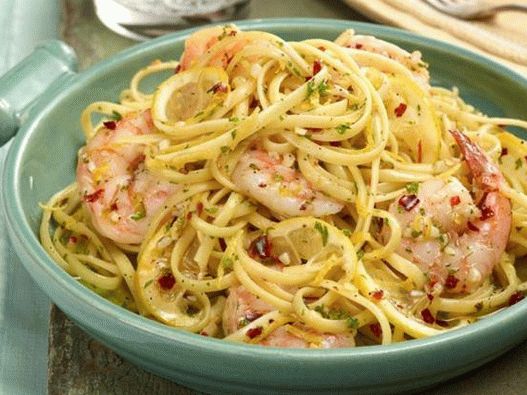 Shrimp Linguine for a romantic evening