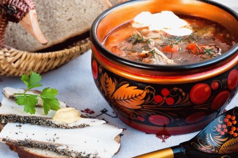 Dishes of Russian cuisine
