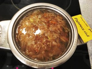 Borsch without potatoes