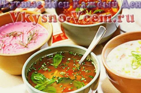 Borsch or cabbage soup