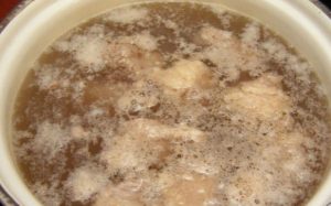 Meat borsch