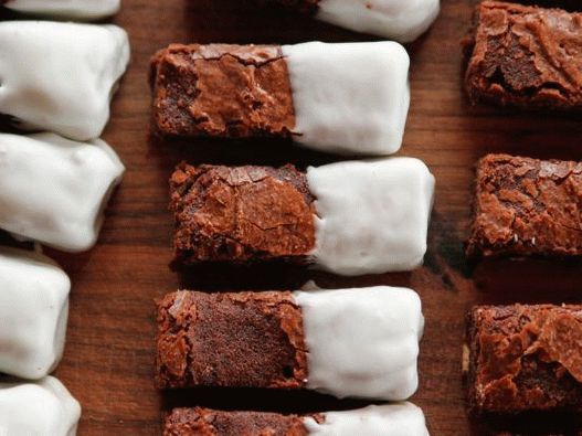 Photo Brownie with fondant