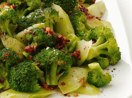 Photo of Broccoli with lemon and anchovies