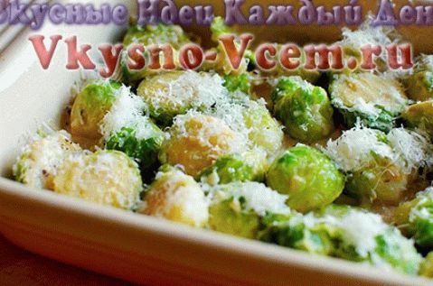 baked brussels sprouts with cheese