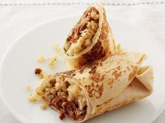 Photo of Burrito with Cauliflower and Chorizo