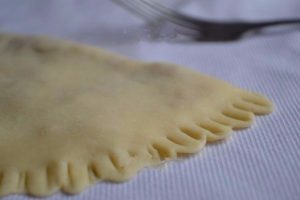 Chebureks with pork