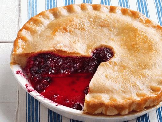 Photo Blueberry Shortcake Pie