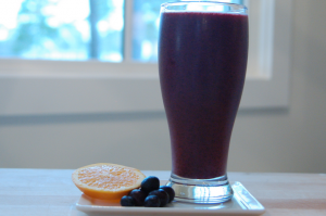 Blueberry smoothie