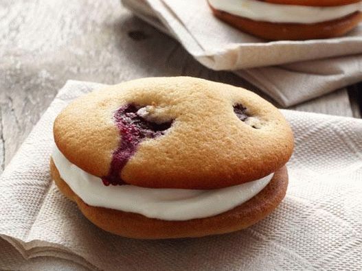 Photo Blueberry-lemon biscuit cookies