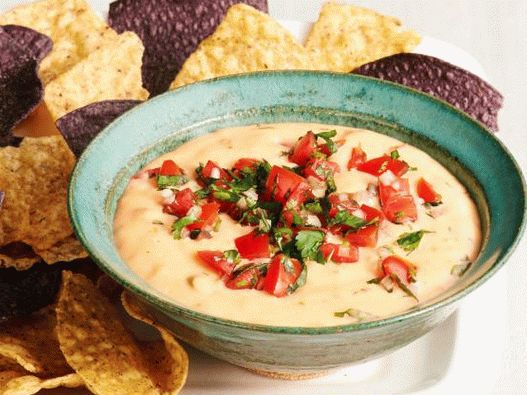 Photo of chili con queso - mexican cheese sauce