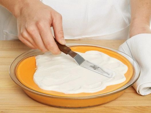 top with hot cheesecake
