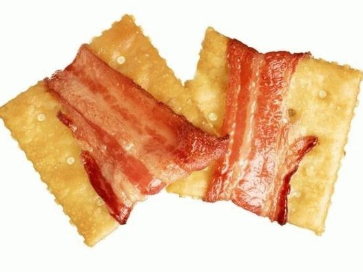 Bacon Wrapped Sea Salt Crackers